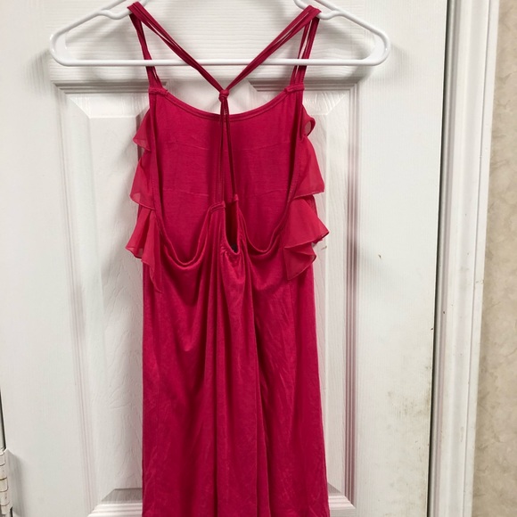 Express Ruffle Spaghetti Strap Tank - Picture 2 of 3